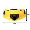 TIHOOD Fighting Rod Pole Holder Adjustable Waist Gimbal Belt Padded Fishing Waist Belt Professional Fishermen Gimbal Pad (Yellow) view 2