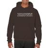 AH01 - Brown University Bears Basic Block HOODIE - X-Large - Dk Chocolate view 4