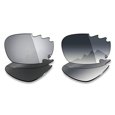 Mryok 2 Pair Polarized Replacement Lenses for Oakley Jawbone Vented Sunglass - Options