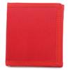 RFID Trifold Canvas Outdoor Sports Wallet for Kids - Front Pocket Wallet with Magic Sticker (Red) view 3