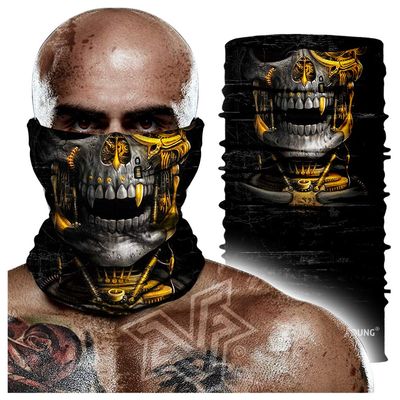 Skull Face Sun Mask Half,Bandanas,Neck Gaiter, Headwear, Headband for Fishing, Hunting,Yard Work