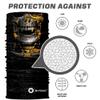 Skull Face Sun Mask Half,Bandanas,Neck Gaiter, Headwear, Headband for Fishing, Hunting,Yard Work view 2