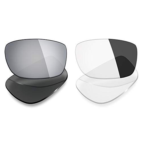 Mryok 2 Pair Polarized Replacement Lenses for Oakley Splinter Sunglass - Options