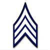 3x5 inch Police Sergeant Rank Chevron Sticker - Decal cop Officer Shape Vinyl Decal Sticker Car Waterproof Car Decal Bumper Sticker view 1
