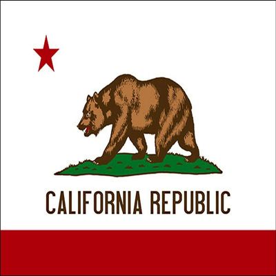 3x5 inch State Flag of California Sticker - Decal Bumper cali Bear Californian Vinyl Decal Sticker Car Waterproof Car Decal Bumper Sticker