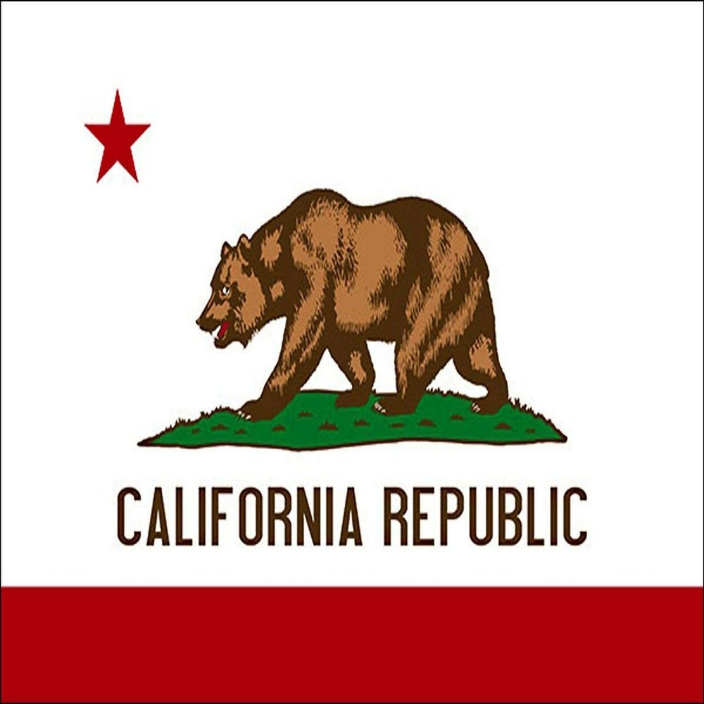 3x5 inch State Flag of California Sticker - Decal Bumper cali Bear Californian Vinyl Decal Sticker Car Waterproof Car Decal Bumper Sticker