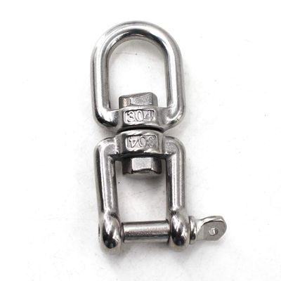 Flomore M10 Jaw and Eye Swivel Shackle 304 Stainless Steel Boat Anchor Chain Connectors (Pack of 1)