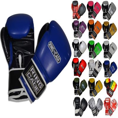 Gym Training Stand-Up Boxing Gloves (Blue, Regular Weighs 12oz)
