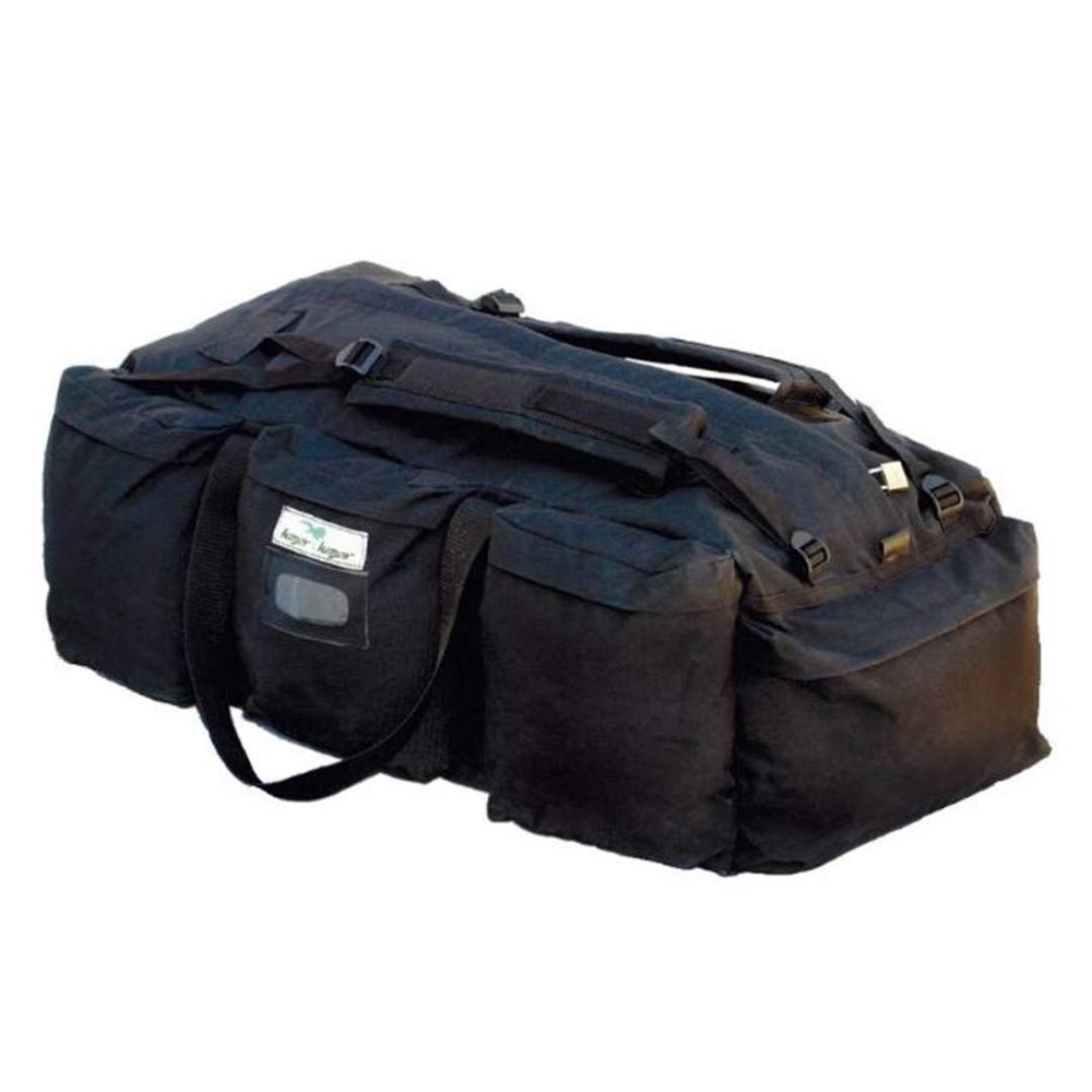 Hagor Large Tactical-Style 100L Duffel Bag Travel & Outdoor Carry Bag (Black)