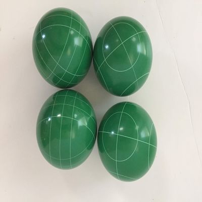 BuyBocceBalls Listing - Pack of 4-107mm Bocce Balls (7 of 8) - Green with 2 Different Scoring Patterns