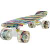 Skateboards Boys Mini Cruiser Skateboard 22 inch Kids Board for Girl Youth Children Toddler Teenagers Adult Dog for Beginner Boys 7 to 10 (Rainbow) view 1