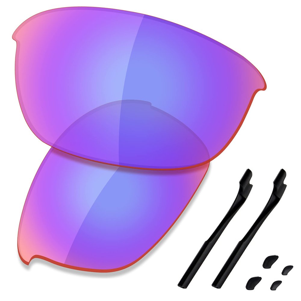 SAUCER Premium Replacement Lenses & Rubber Kits for Oakley Half Jacket 2.0 OO9144 | Half Jacket 2.0 Low Bridge Fit OO9153 Sunglasses High Defense - Shield G30 Polarized