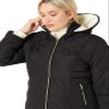 Big Chill Women's Diamond Quilted Hooded Jacket, Black, L view 2