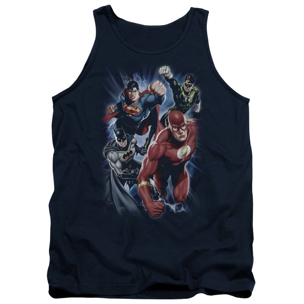 JLA Storm Chasers Unisex Adult Tank Top for Men and Women, 2X-Large