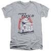 Bloodsport Death Touch Unisex Adult V-Neck T Shirt for Men and Women, 2X-Large Athletic Heather view 1