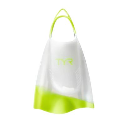 TYR Hydroblade Swim Training Fins, Yellow, Medium