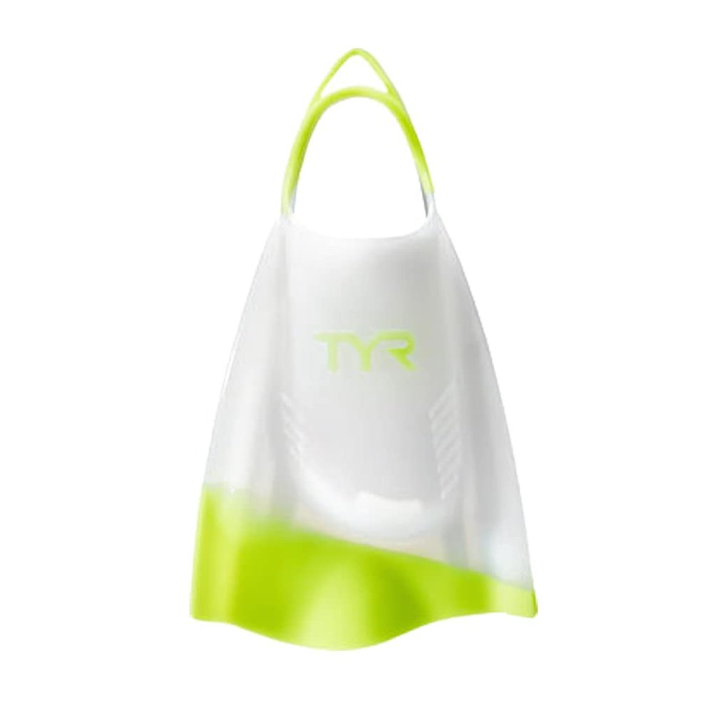 TYR Hydroblade Swim Training Fins, Yellow, Medium