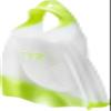 TYR Hydroblade Swim Training Fins, Yellow, Medium view 3