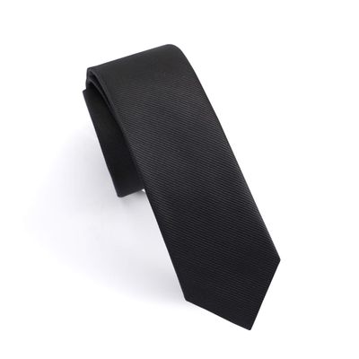 fortunatever Mens Solid Color Tie,Slim&Formal Necktie With Multiple Colors(2.36''&3.35'') (Black, 3.35'' Width)
