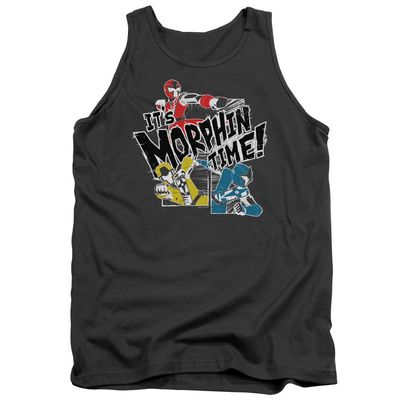 Power Rangers Panels Unisex Adult Tank Top for Men and Women, 2X-Large Charcoal