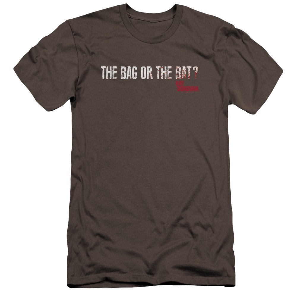 Ray Donovan Bag Or Bat Unisex Adult Canvas Brand T Shirt for Men and Women, 2X-Large Charcoal