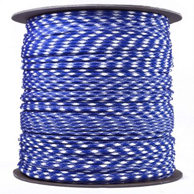 10', 25', 50', 100, 250', 1000' Hanks of Parachute 550 Cord Type III 7 Strand Paracord - Royal Mountain - 1000 Foot Spools