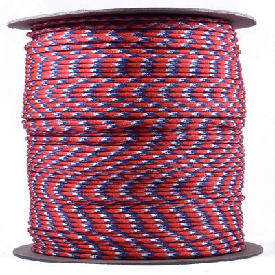 10', 25', 50', 100' Hanks, 250 ft Spool, 1000 Ft Spool of Parachute 550 Cord Type III 7 Strand Paracord - Bronco - 1000 Foot Spool