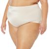 Ahh By Rhonda Shear Women's Lace Trim Brief, Nude, Small view 1