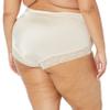 Ahh By Rhonda Shear Women's Lace Trim Brief, Nude, Small view 2