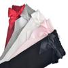 EPEIUS 5 Pairs Little Girls Cotton Bow Uniform Knee High Socks Kids Girls Tube Ruffled Stockings for 2-3 Years,Black/White/Grey/Baby Pink/Wine Red view 4