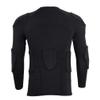STONEKISS Mens Padded Compression T Shirt Football Padded Protective Gear Impact Shirts Long Sleeve Goalkeeper Undershirt for Softball Soccer Rugby Paintball Lacrosse Bike Volleyball Training XXL view 2