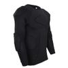 STONEKISS Mens Padded Compression T Shirt Football Padded Protective Gear Impact Shirts Long Sleeve Goalkeeper Undershirt for Softball Soccer Rugby Paintball Lacrosse Bike Volleyball Training XXL view 3
