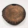 Antique Nautical W Ottway & Co. Ltd. Compass 3" Brass Navigation Pocket Compass with Leather Case view 2