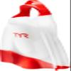 TYR Hydroblade Swim Training Fins, Red, Large view 3