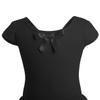 FYMNSI Baby Girls Cap Sleeve Leotard Cute Tutu Skirted Dress for Ballet Dance Gymnastics Black view 4