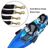 2 Pack of Kayak Seat Deluxe Padded Canoe Backrest Seat Sit On Top Cushioned Back Support SUP Paddle Board Seats with Detachable Storage Bag 4 Adjustable Straps for Kayaking Canoeing Rafting Fishing view 2