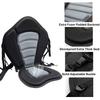 2 Pack of Kayak Seat Deluxe Padded Canoe Backrest Seat Sit On Top Cushioned Back Support SUP Paddle Board Seats with Detachable Storage Bag 4 Adjustable Straps for Kayaking Canoeing Rafting Fishing view 3