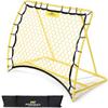 PodiuMax Soccer Rebounder Net, 2 Angle Soccer Bounce Back Net for Control, Passing Practice Training, 4x3ft Excellent Elasticity Rebound with Carry Bag, Portable for Teens & Adults view 1