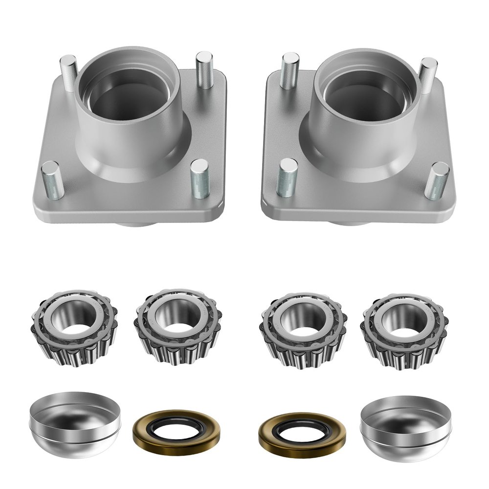 Drive-up Club Car DS Front Hub Assembly, Golf Cart Front Wheel Hub with Bearings Seals Kit for Club Car DS 1981-2003 Gas and Electric Golf Carts, OEM 1011892