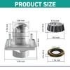 Drive-up Club Car DS Front Hub Assembly, Golf Cart Front Wheel Hub with Bearings Seals Kit for Club Car DS 1981-2003 Gas and Electric Golf Carts, OEM 1011892 view 3