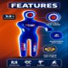 Unfilled Grappling Dummy  Adult Life Size Wrestling & BJJ Training Dummy, MMA Jiu Jitsu Judo Takedown & Throwing Practice, Heavy-Duty Triple-Stitched Canvas Submission Dummy (Blue, 5ft / 60") view 4