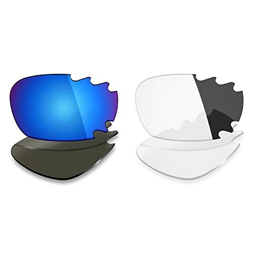 Mryok 2 Pair Polarized Replacement Lenses for Oakley Jawbone Vented Sunglass - Options