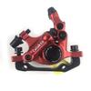catazer MTB Road HB-100 MTB Road Line Pulling Hydraulic Disc Brake Calipers Front & Rear Mountain Bike Disc Brake E-Bike Disc Brake (1 Pcs Red Front) view 1