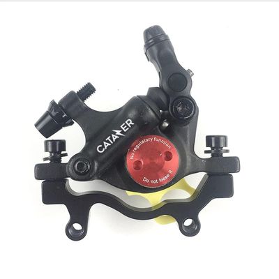 catazer MTB Road HB-100 MTB Road Line Pulling Hydraulic Disc Brake Calipers Front & Rear Mountain Bike Disc Brake E-Bike Disc Brake (1 Pcs Black Rear)