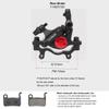 catazer MTB Road HB-100 MTB Road Line Pulling Hydraulic Disc Brake Calipers Front & Rear Mountain Bike Disc Brake E-Bike Disc Brake (1 Pcs Black Rear) view 2