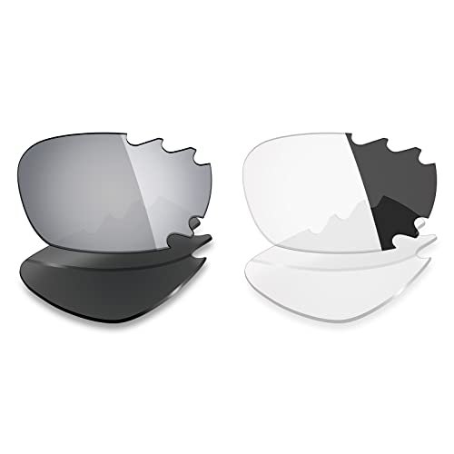 Mryok 2 Pair Polarized Replacement Lenses for Oakley Jawbone Vented Sunglass - Options