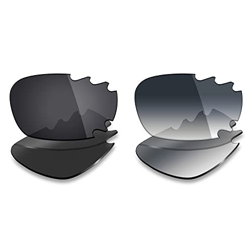 Mryok 2 Pair Polarized Replacement Lenses for Oakley Jawbone Vented Sunglass - Options