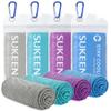 Sukeen 4 Pack Cooling Towels (40"x12"), Cooling Neck Wraps, Ice Towel, Soft Breathable Chilly Towel,Microfiber Towel for Yoga,Sport,Running,Gym,Workout,Camping,Fitness,Workout & More Activities view 1