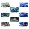 SMEHCF 8 Headband Bandana Balaclava Half Face Mask Shield Head Hair Scarf Neck Gaiter Hat Multipurpose for Women Men Breathable Reusable Washable Lure Dog Fish Bass Tuna Swordfish Dolphin Shark view 3