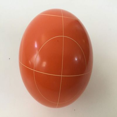 BuyBocceBalls Listing - Replacement Bocce Ball - 107mm - Orange with Circle Pattern